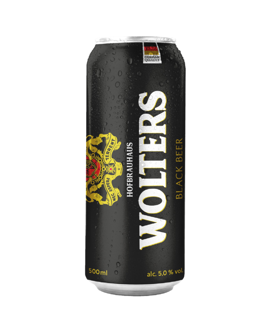 WOLTER BLACK BEER   - bia lúa mạch ( bia đen ). 